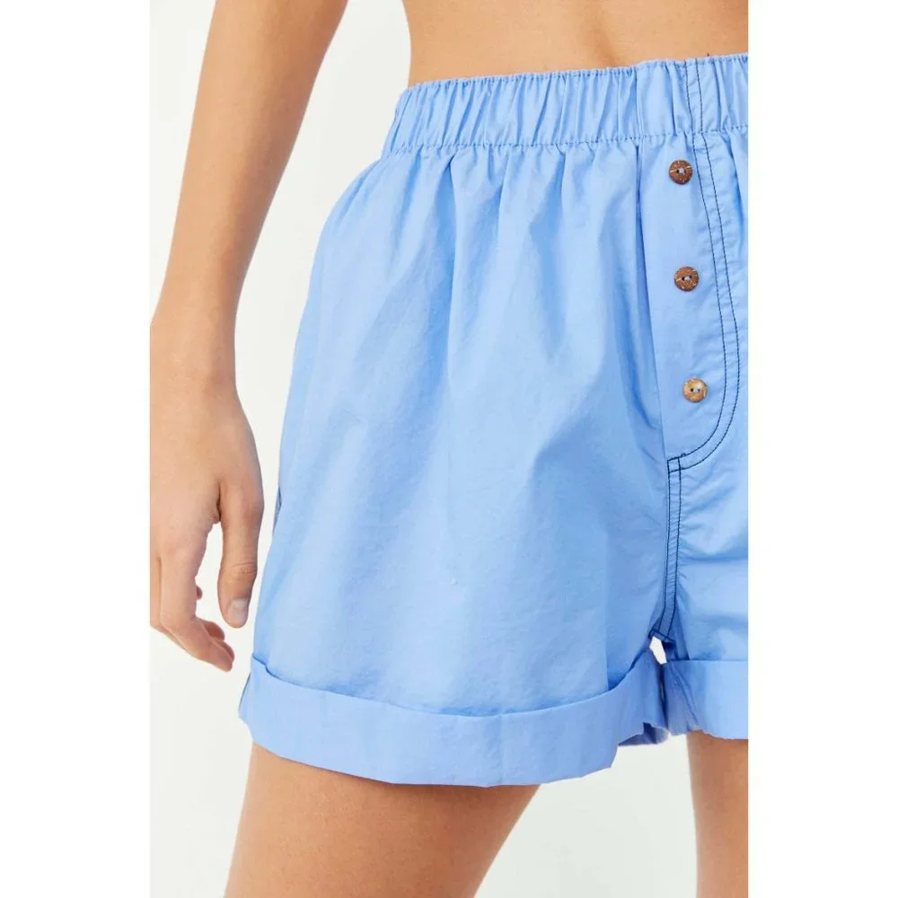 🎉LAST CHANCE🎉 FREE PEOPLE Sunday Morning Boxer Shorts / Brighter Days - Picture 5 of 6